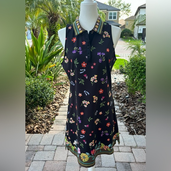 Johnny Was Nani Polo Tank Tennis Dress Large - Picture 5 of 16